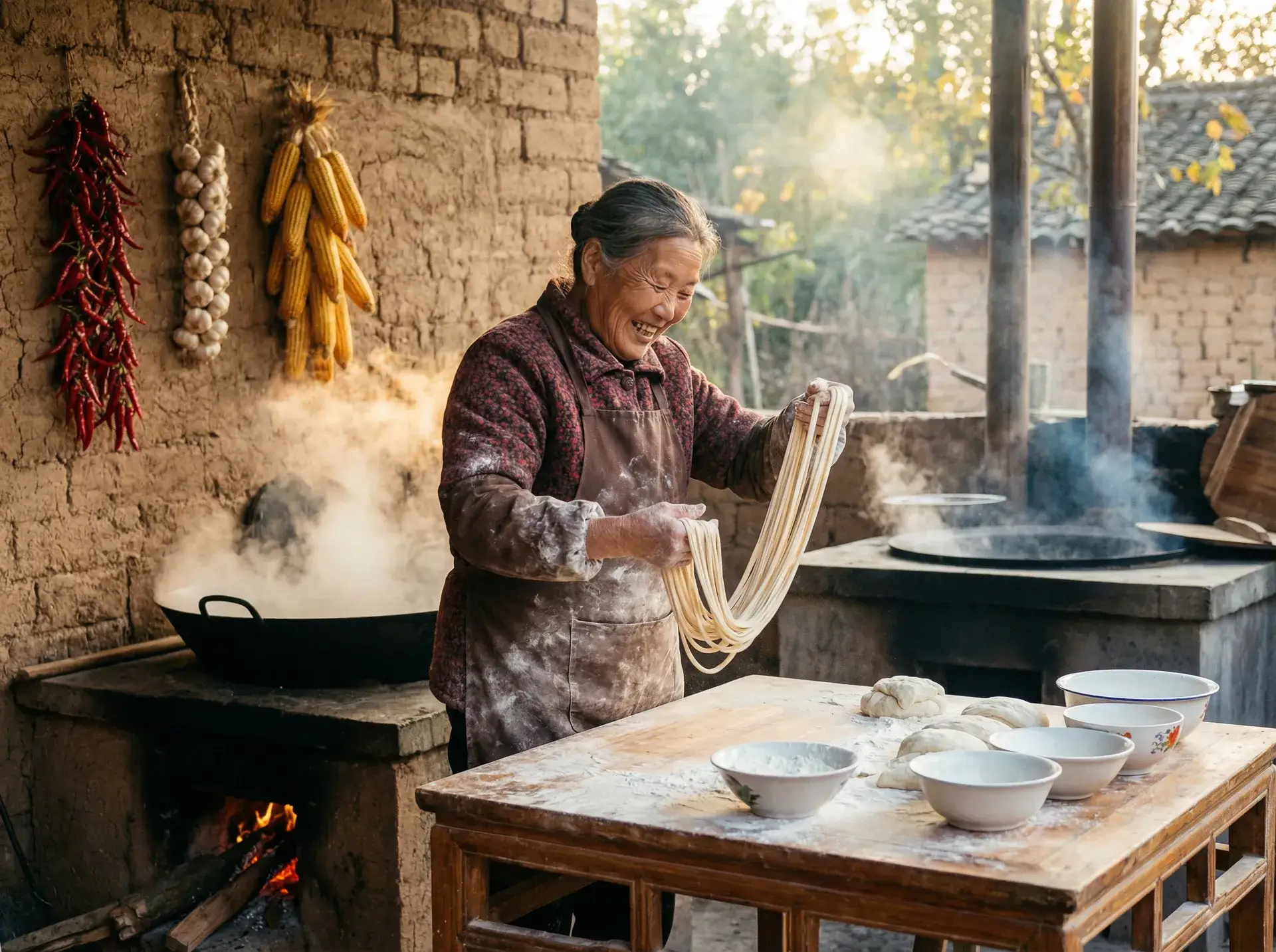 农家大嫂手擀面 - 暮白首电视剧在线观看全集 乡村美食